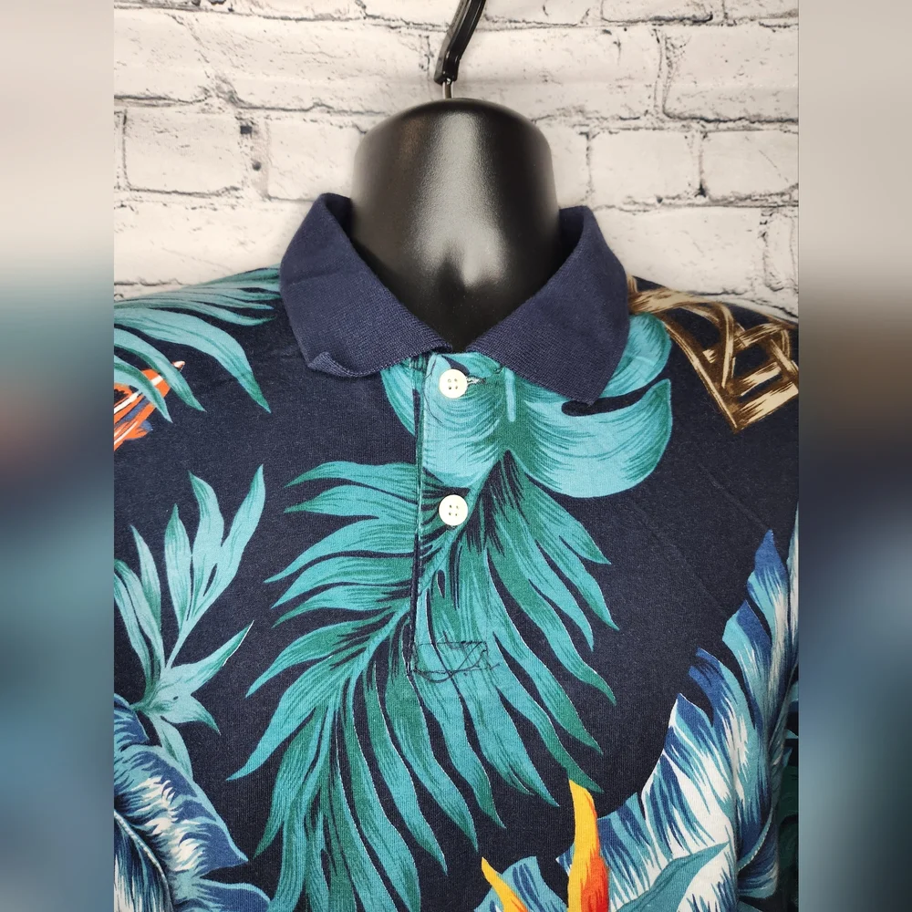Ralph Lauren Men's Tropical‎ Hawaiian Polo Shirt Size XL